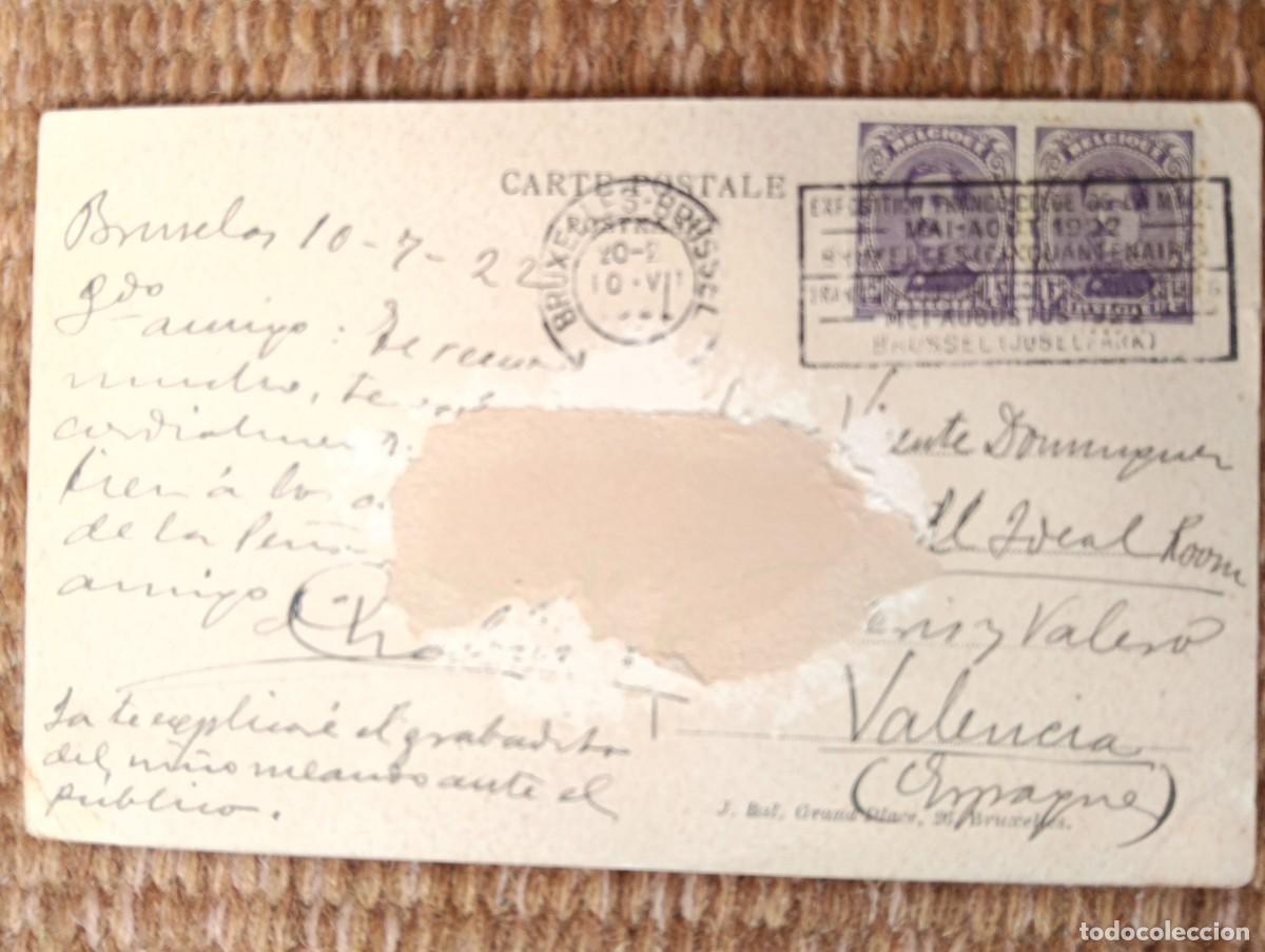 Sellos: BELGICA - MATASELLOS ESPECIAL EXPOSICION FRANCO BELGA
