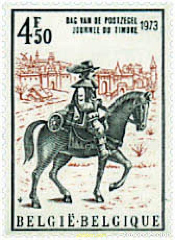 Sellos: 77834 MNH BELGICA 1973 DIA DEL SELLO