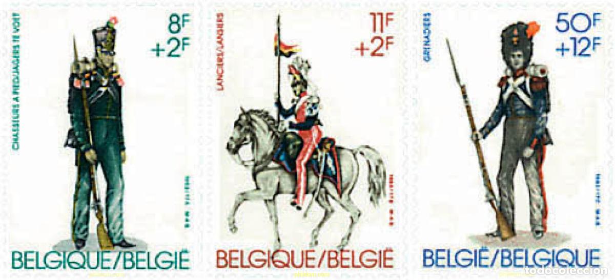 Sellos: 84720 MNH BELGICA 1983 UNIFORMES MILITARES