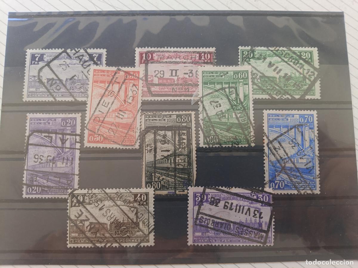 Sellos: B&eacute;lgica. Lote de sellos