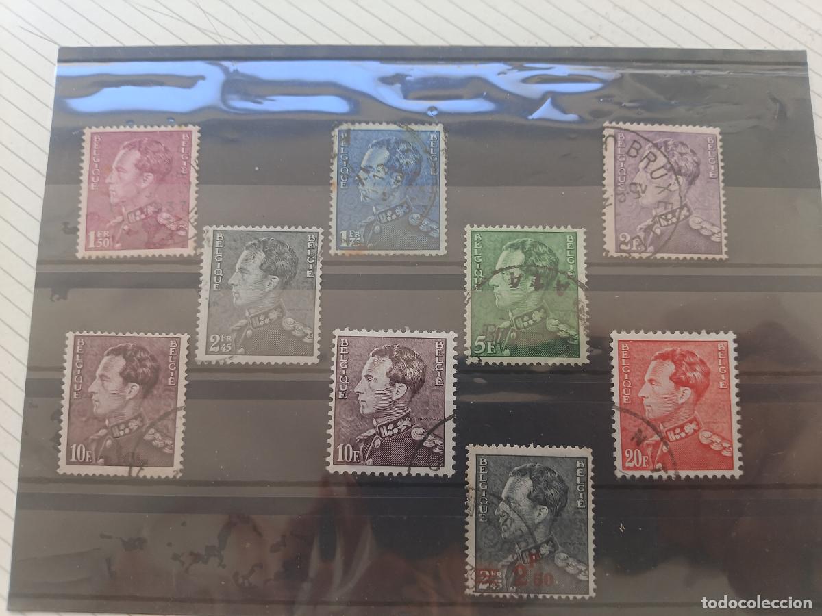 Sellos: B&eacute;lgica. Lote de sellos