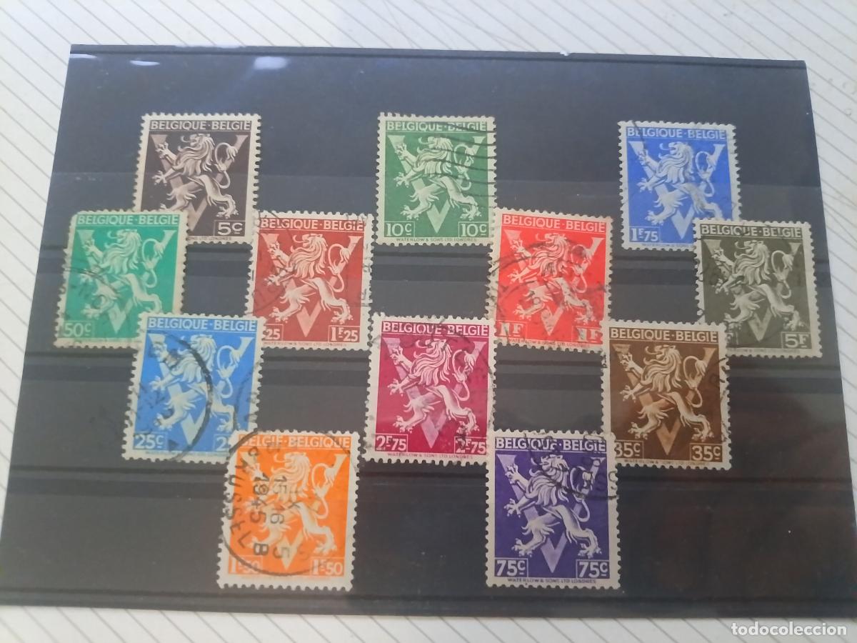 Sellos: B&eacute;lgica. Lote de sellos