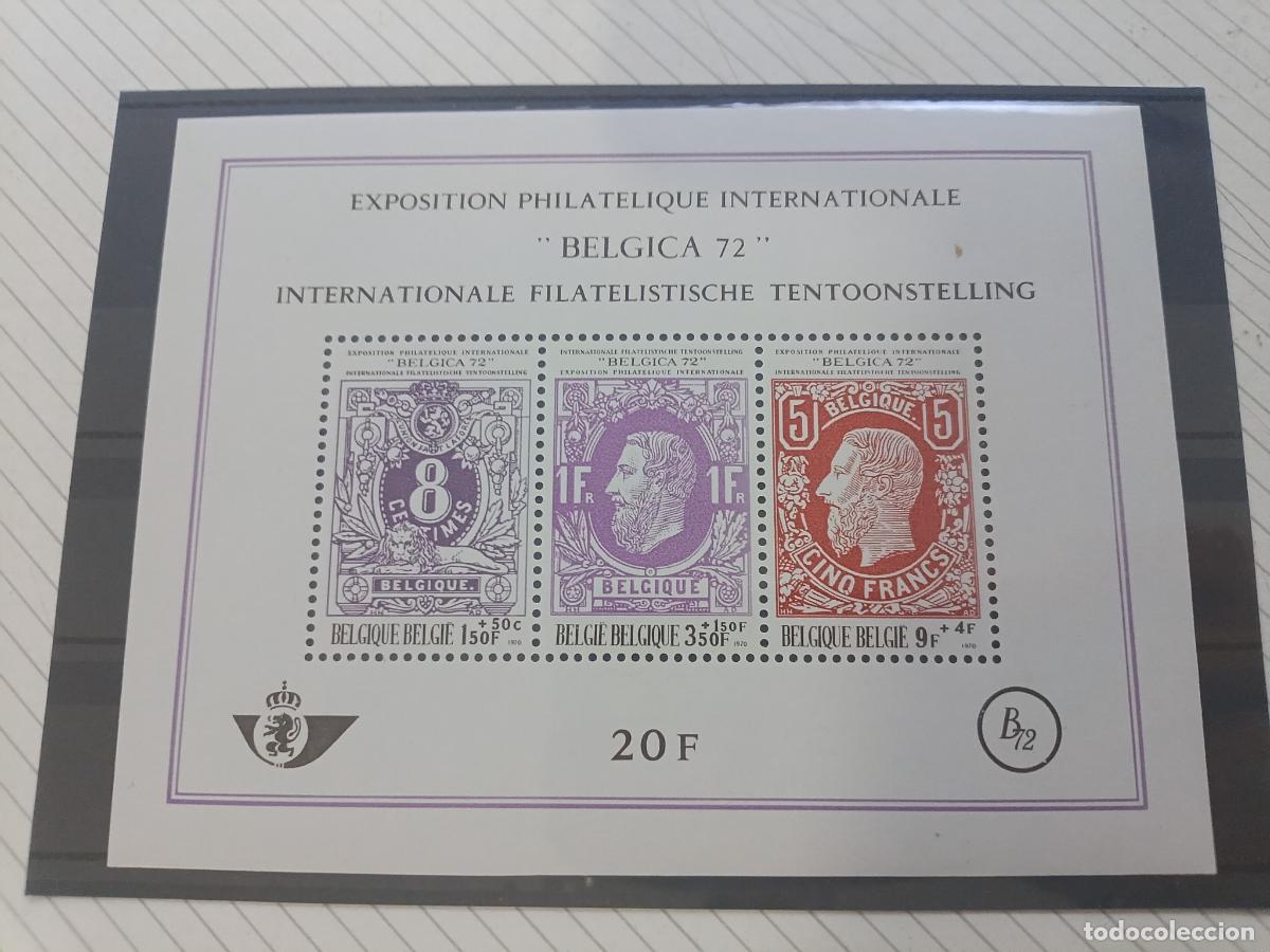 Francobolli: BELGICA 1970 - EXPO FILATELICA BELGICA-72 - YVERT HB N&ordm; 48**