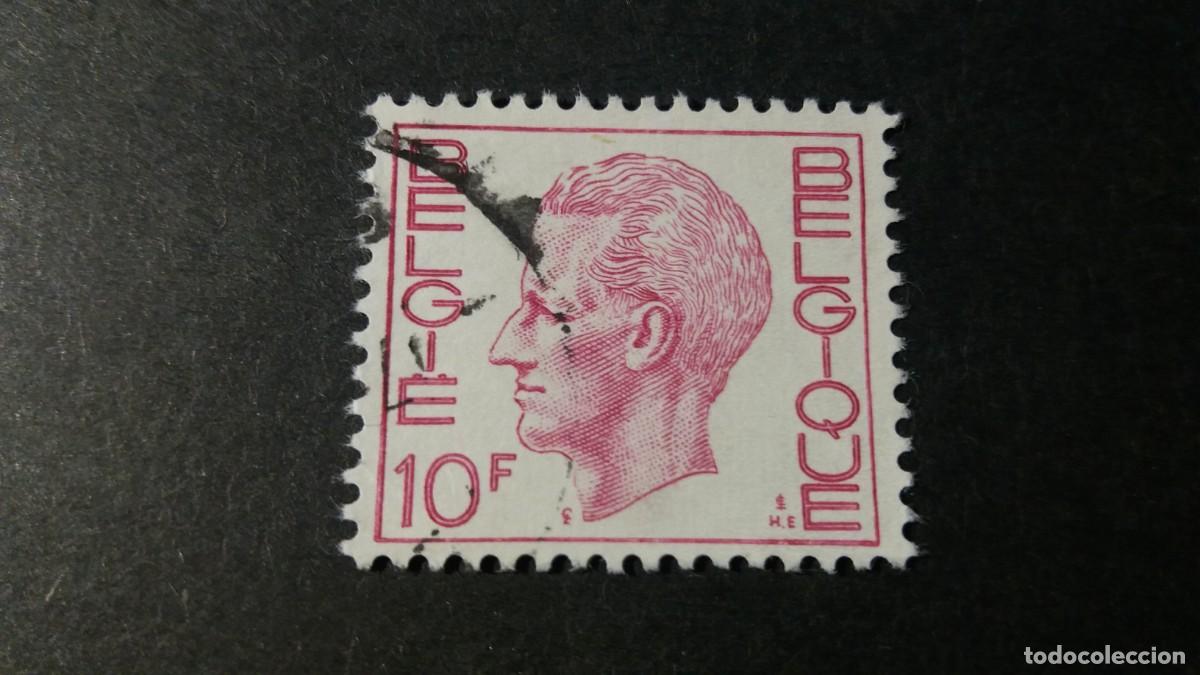 Sellos: Sello B&eacute;lgica usado. Rey Balduino. 15 Dicienbre 1971. Yvert 1584.
