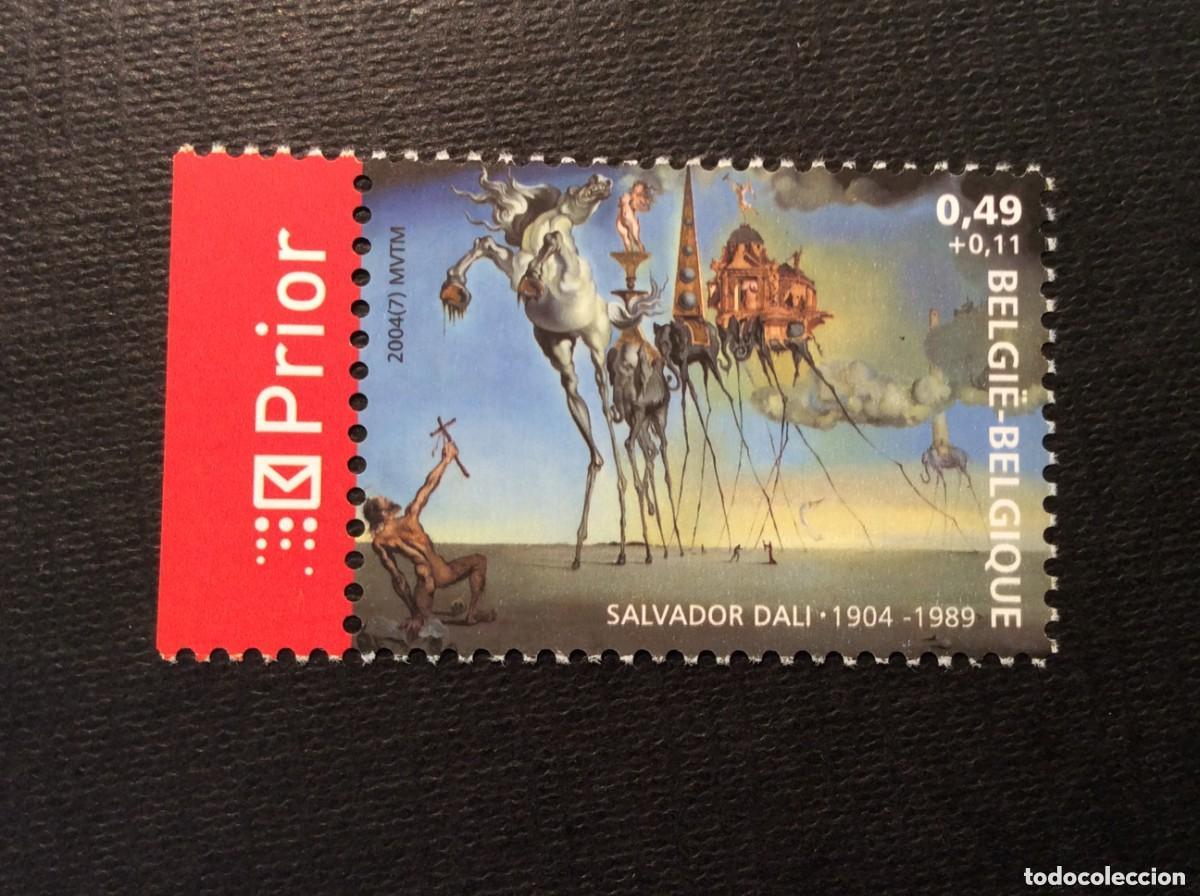 Sellos: Belgica 2004 Ivert 3241 *** Promoci&oacute;n Filatelia - Pintura - Salvador Dali - Tentaci&oacute;n de San Antonio