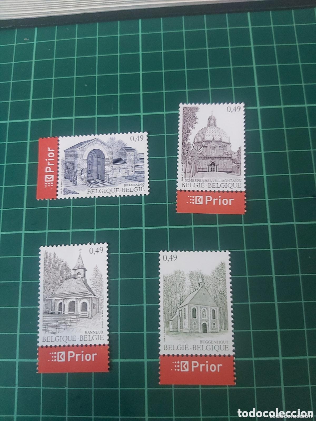 Sellos: Belgica 2004 Ivert 3247/50 *** Turismo - Lugares de Peregrinaje