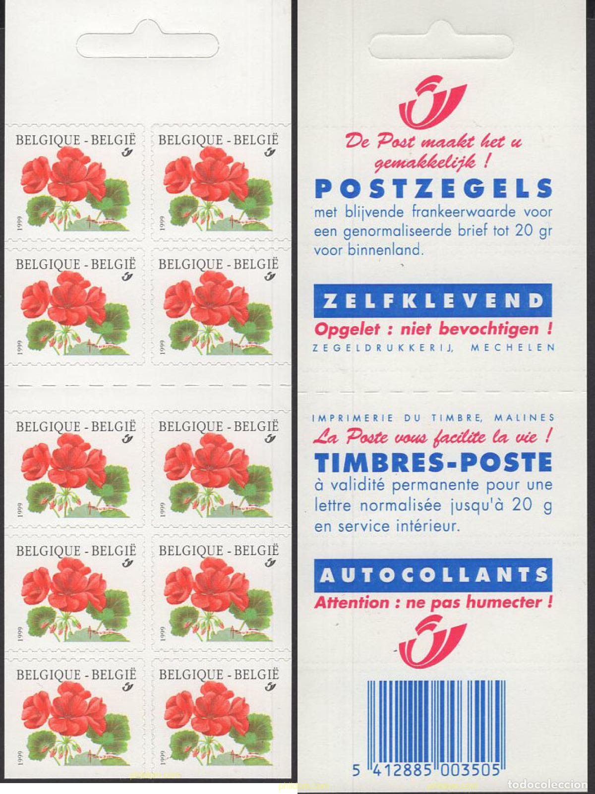 Sellos: 1979 MNH BELGICA 1999 FLORES