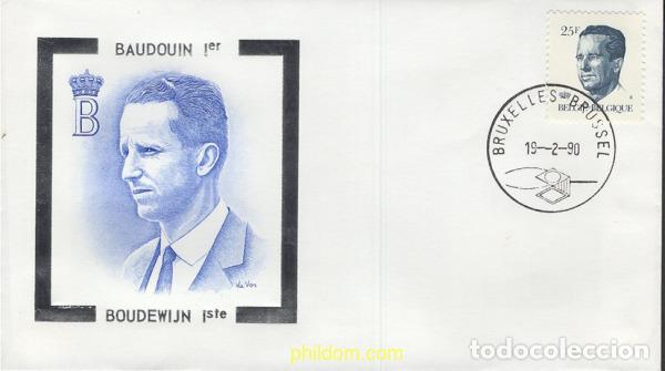 Sellos: 416379 MNH BELGICA 1990 REY BALDUINO - Foto 1