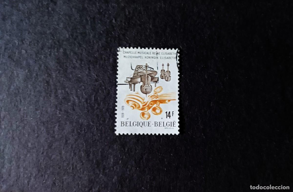 Sellos: Sello B&eacute;lgica usado. M&uacute;sica. Capilla musical Reina Elisabeth. 3 noviembre 1979. Yvert 1958.