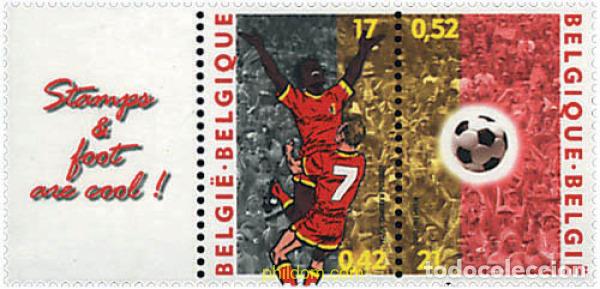 Sellos: 4801 MNH BELGICA 2000 COPA DE EUROPA DE FUTBOL