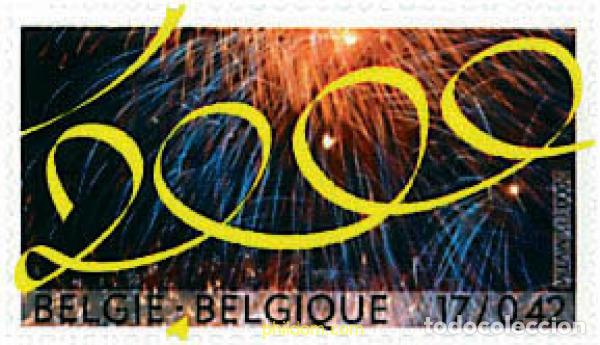 Sellos: 87345 MNH BELGICA 2000 BIENVENIDOS AL 2000