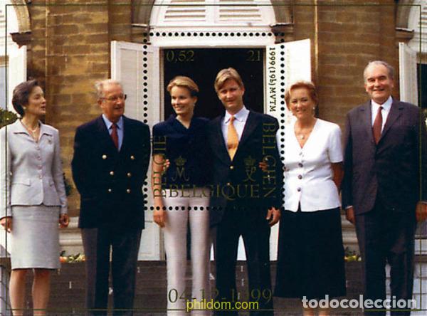 Sellos: 87943 MNH BELGICA 1999 BODA REAL DEL PRINCIPE HEREDERO FELIPE Y DE MATILDE DE UDEKEM DE ACOZ