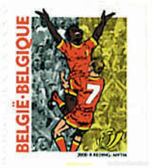 Sellos: 87360 MNH BELGICA 2000 EUROCOPA DE FUTBOL