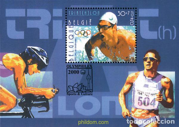 Sellos: 87501 MNH BELGICA 2000 27 JUEGOS OLIMPICOS VERANO SYDNEY 2000