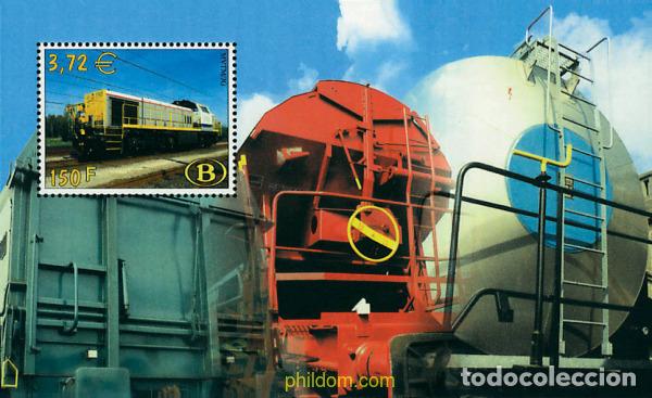 Sellos: 87962 MNH BELGICA 2000 TRENES