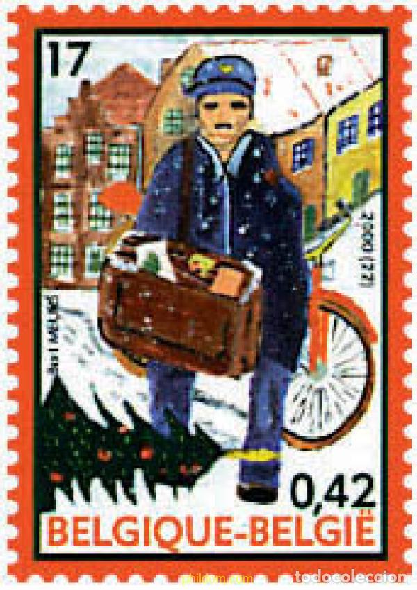 Sellos: 87383 MNH BELGICA 2000 NAVIDAD Y A&Ntilde;O NUEVO