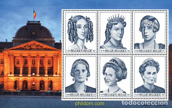 Sellos: 87388 MNH BELGICA 2001 PROMOCION DE LA FILATELIA. LA DINASTIA BELGA