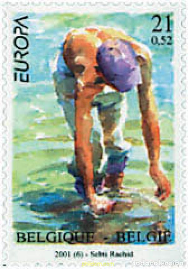 Sellos: 85987 MNH BELGICA 2001 EUROPA CEPT. EL AGUA, RIQUEZA NATURAL