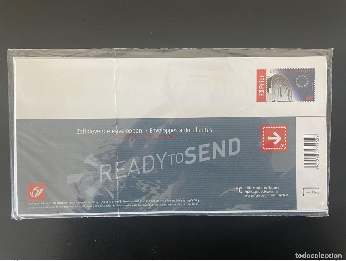 Sellos: PAP Belgium lote de 10 sobres postales presellados 2004