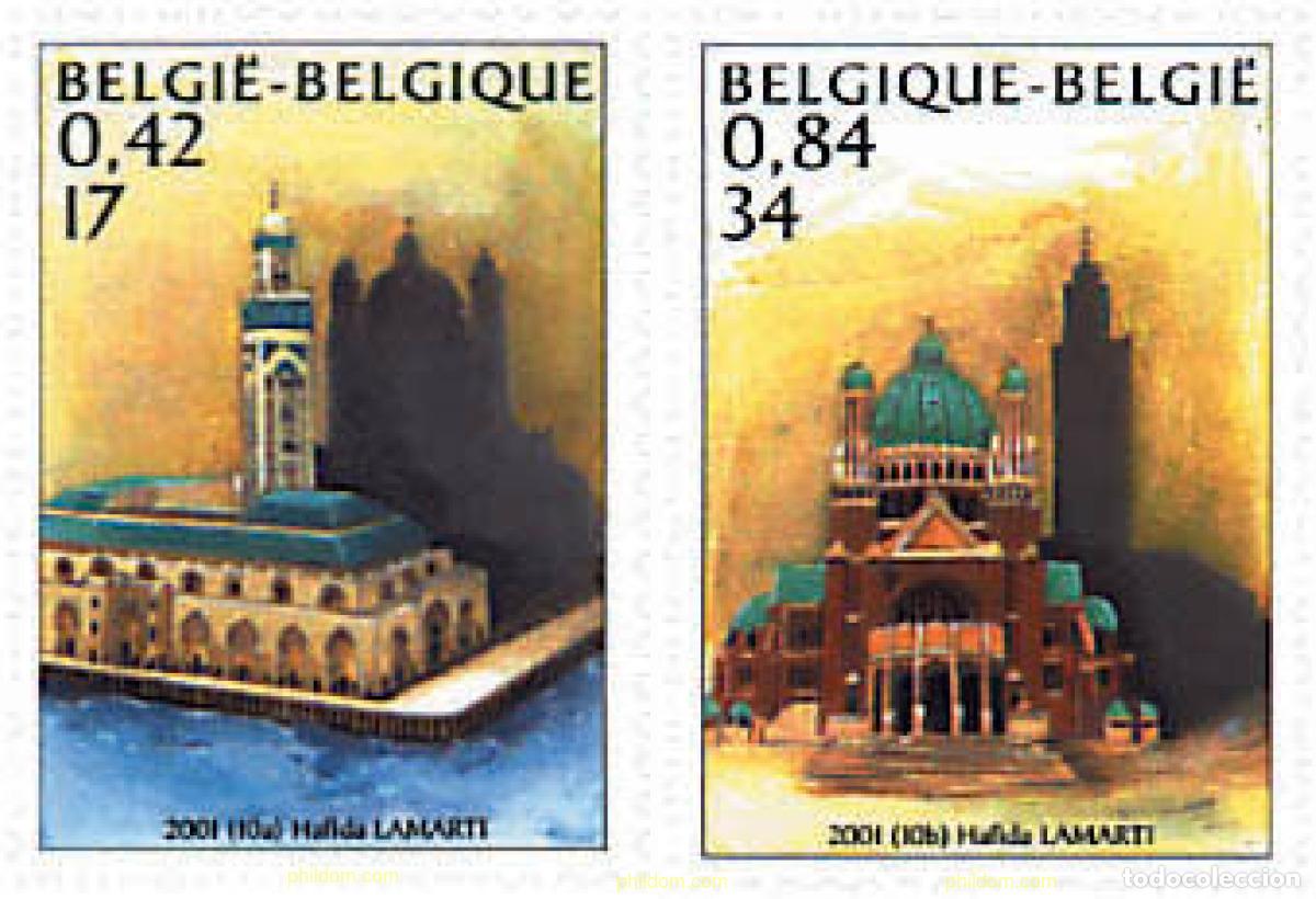 Sellos: 87396 MNH BELGICA 2001 EDIFICIOS RELIGIOSOS - Foto 1