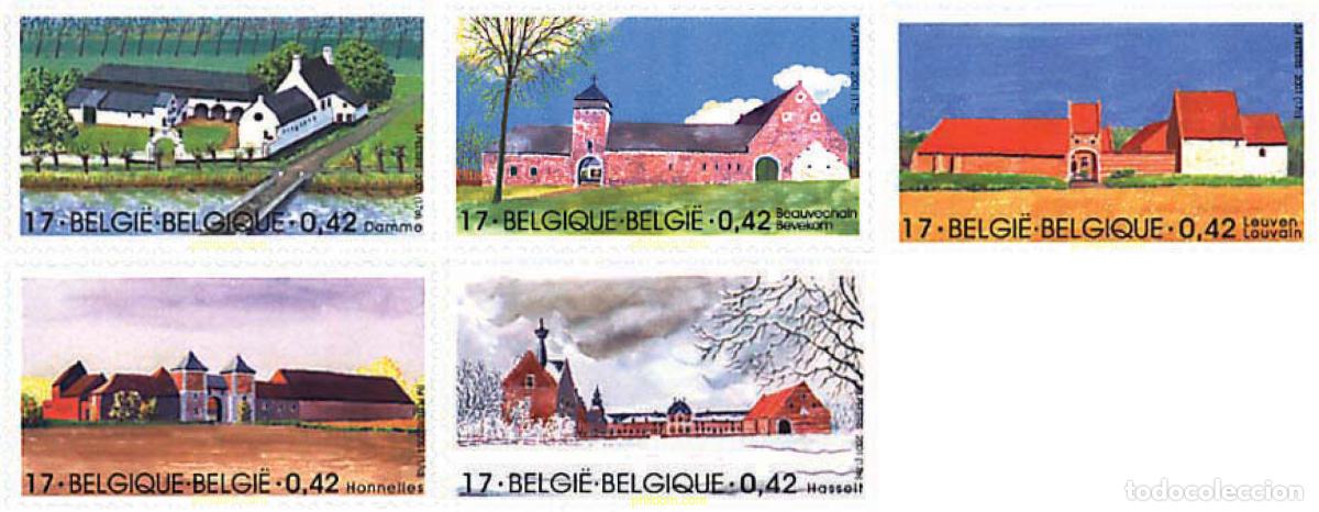 Sellos: 87403 MNH BELGICA 2001 NATURALEZA. GRANJAS