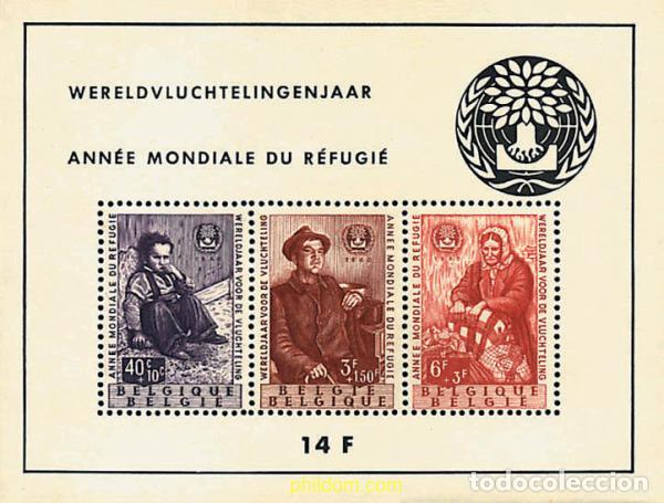 Sellos: 83822 MNH BELGICA 1960 A&Ntilde;O MUNDIAL DEL REFUGIADO