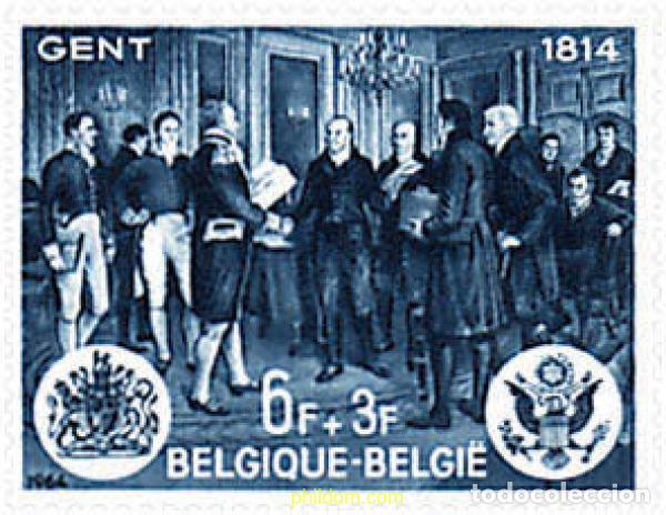 Briefmarken: 84220 MNH BELGICA 1964 150 ANIVERSARIO DEL TRATADO DE PAZ DE GANTE ENTRE ESTADOS UNIDOS Y GRAN BRET