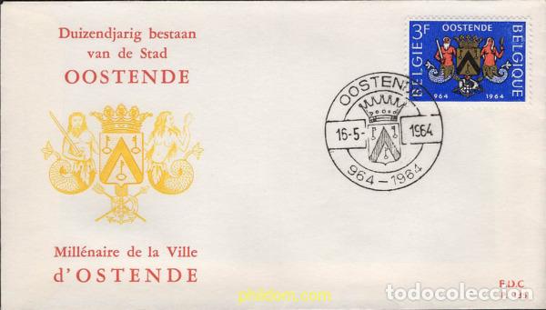 Sellos: 427353 MNH BELGICA 1964 MILENARIO DE OSTENDE