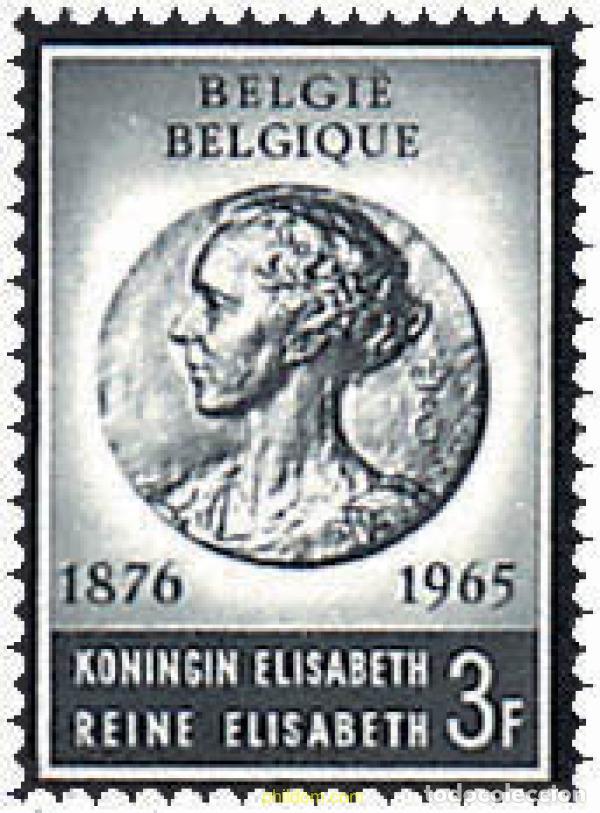 Sellos: 83987 MNH BELGICA 1965 MUERTE DE LA REINA ISABEL