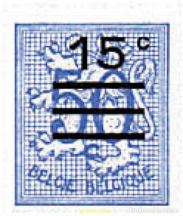 Sellos: 84297 MNH BELGICA 1968 CIFRA SOBRE LEON HERALDICO