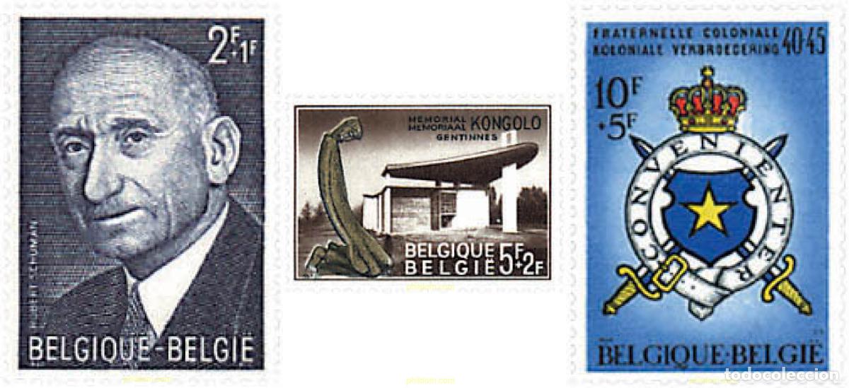 Sellos: 87057 MNH BELGICA 1967 ANIVERSARIOS