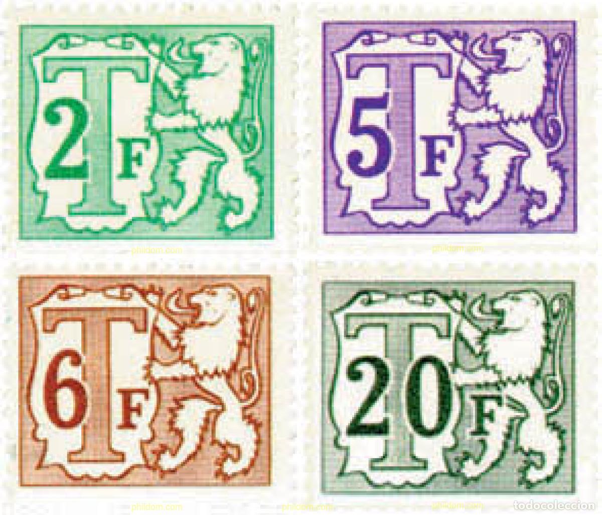 Sellos: 245202 MNH BELGICA 1966 LEON HERALDICO