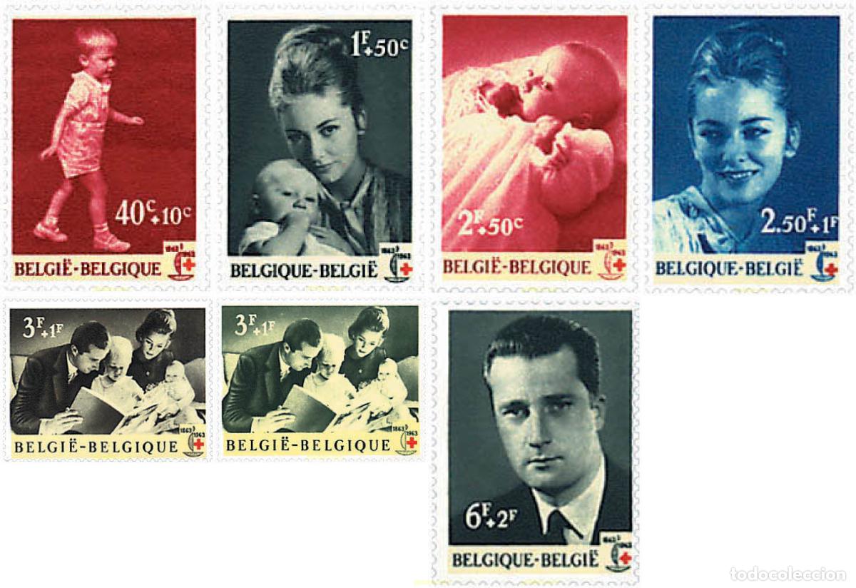 Sellos: 199890 HINGED BELGICA 1963 CENTENARIO DE LA CRUZ ROJA INTERNACIONAL