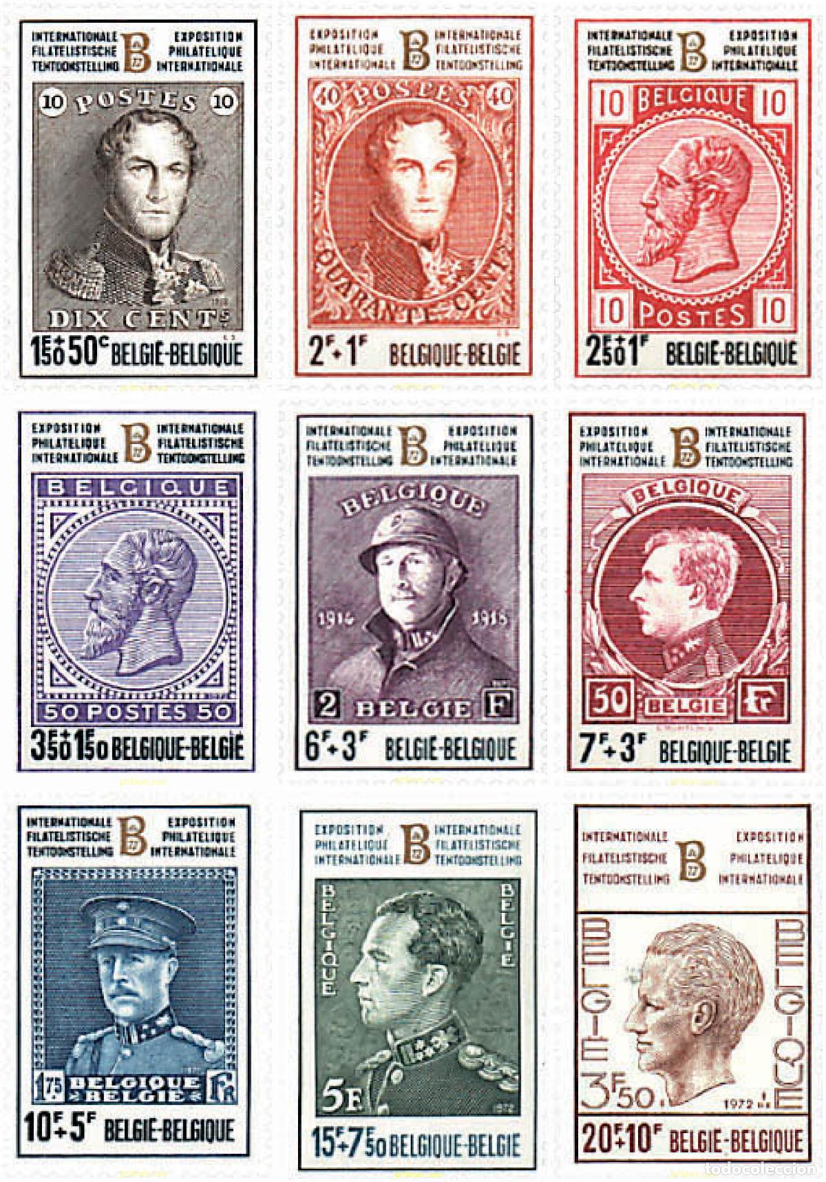 Sellos: 87963 MNH BELGICA 1972 BELGICA 72. EXPOSICION FILATELICA INTERNACIONAL