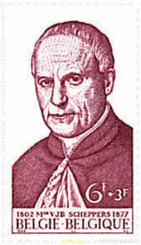 Sellos: 84340 MNH BELGICA 1969 HOMENAJE A MONSE&Ntilde;OR VICTOR SCHEPPERS