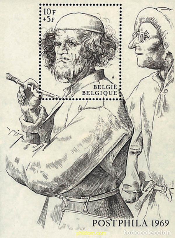 Sellos: 87446 MNH BELGICA 1969 POSTPHILA 1969. EXPOSICION FILATELICA