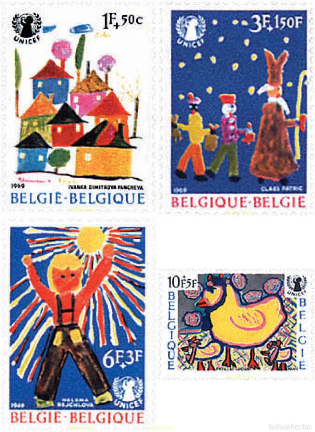 Sellos: 84072 MNH BELGICA 1969 PRO OBRAS FILANTROPICAS. UNICEF