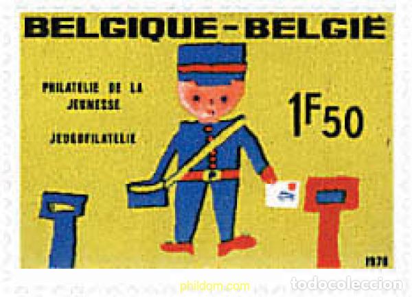 Stamps: 84620 MNH BELGICA 1970 FILATELIA DE LA JUVENTUD