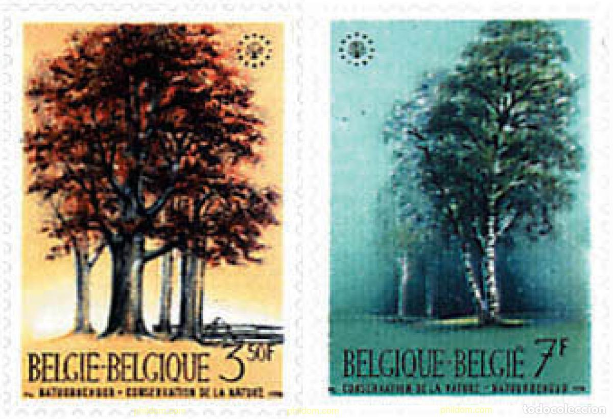 Stamps: 84617 MNH BELGICA 1970 A&Ntilde;O EUROPEO PARA LA PROTECCION DE LA NATURALEZA