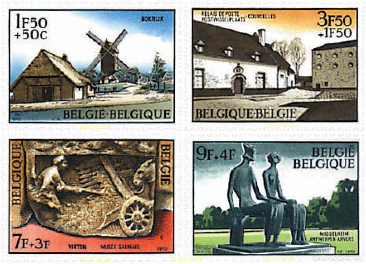Sellos: 84622 MNH BELGICA 1970 MUSEOS