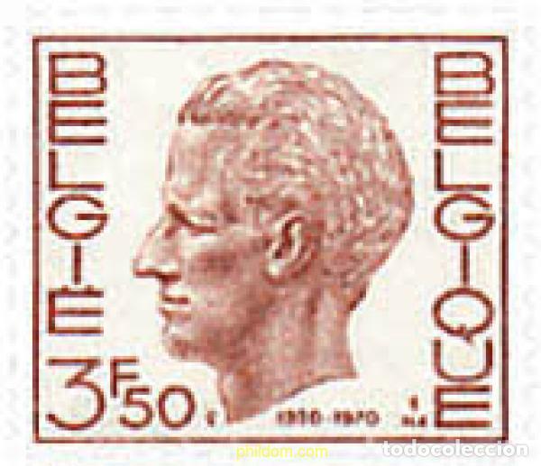 Sellos: 84091 MNH BELGICA 1970 40 ANIVERSARIO DEL REY BALDUINO