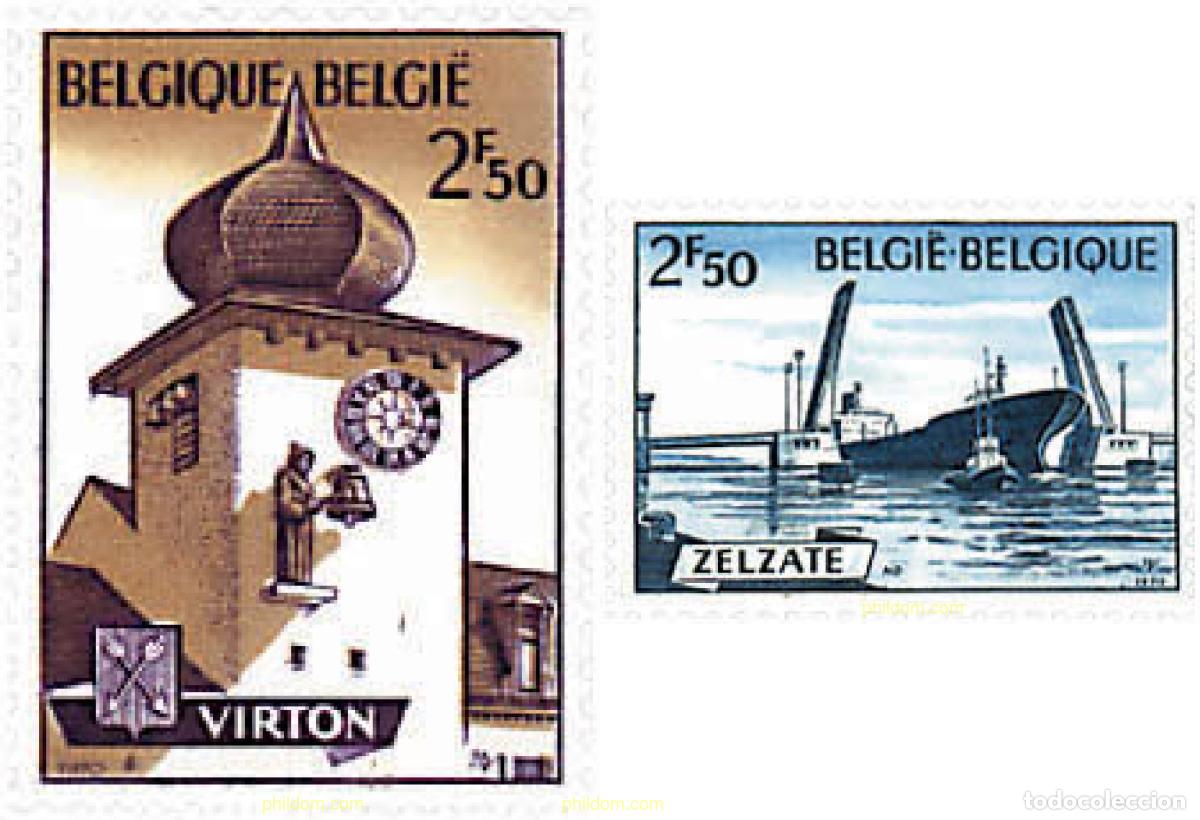 Sellos: 84625 MNH BELGICA 1970 VIRTON Y ZELZATE