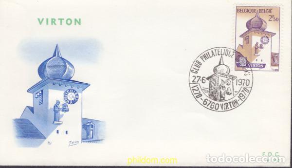 Sellos: 640663 MNH BELGICA 1970 VIRTON Y ZELZATE