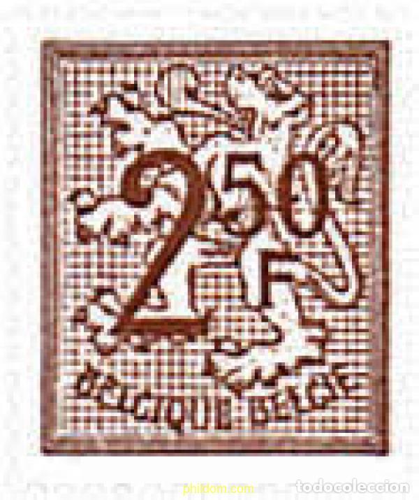 Sellos: 245295 MNH BELGICA 1970 CIFRA SOBRE LEON HERALDICO