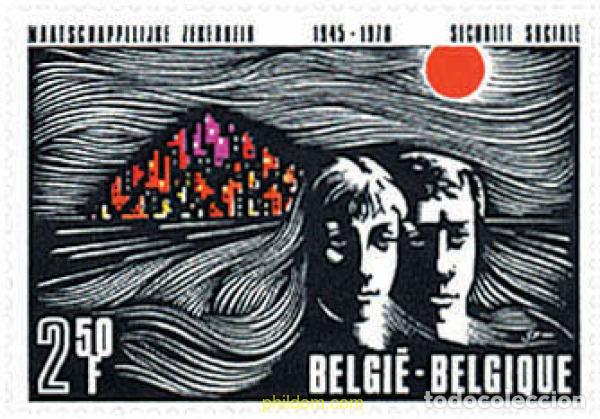 Sellos: 84098 MNH BELGICA 1970 25 ANIVERSARIO DE LA SEGURIDAD SOCIAL BELGA