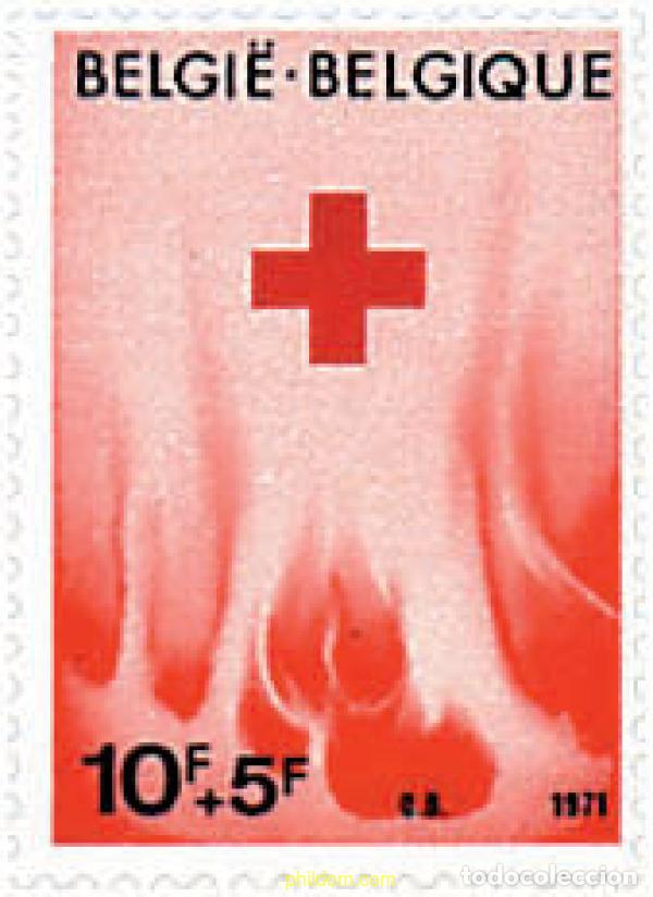Sellos: 84179 MNH BELGICA 1971 PRO CRUZ ROJA