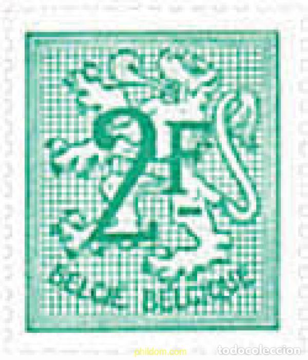 Sellos: 84295 MNH BELGICA 1968 CIFRA SOBRE LEON HERALDICO