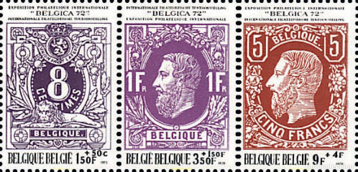 Sellos: 22785 MNH BELGICA 1970 BELGICA 72. EXPOSICION FILATELICA INTERNACIONAL