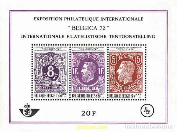 Sellos: 84096 MNH BELGICA 1970 BELGICA 72. EXPOSICION FILATELICA INTERNACIONAL