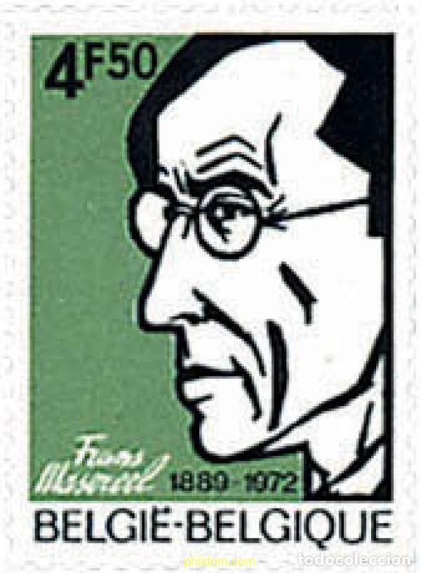 Sellos: 84425 MNH BELGICA 1972 FRANS MASEREEL